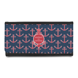 All Anchors Leatherette Ladies Wallet (Personalized)