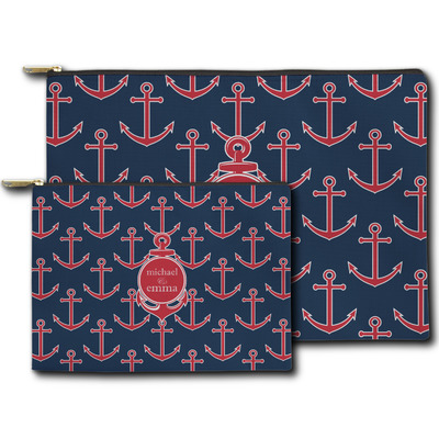 All Anchors Zipper Pouch (Personalized)