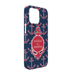 All Anchors iPhone Case - Plastic - iPhone 13 (Personalized)