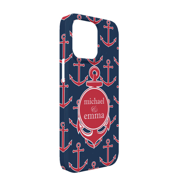 Custom All Anchors iPhone Case - Plastic - iPhone 13 (Personalized)
