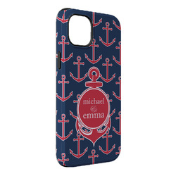 All Anchors iPhone Case - Rubber Lined - iPhone 14 Pro Max (Personalized)