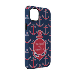 All Anchors iPhone Case - Rubber Lined - iPhone 14 Pro (Personalized)