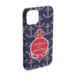 All Anchors iPhone Case - Plastic - iPhone 15 (Personalized)