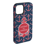 All Anchors iPhone Case - Rubber Lined (Personalized)