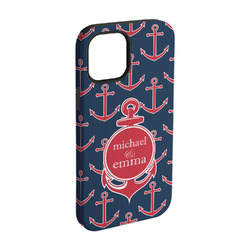 All Anchors iPhone Case - Rubber Lined - iPhone 15 Pro (Personalized)