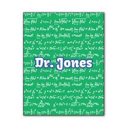 Equations Wood Print - 11x14 (Personalized)