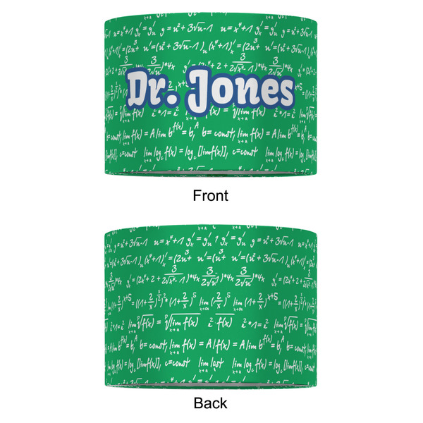 Equations 12" Drum Lampshade - APPROVAL (Fabric)