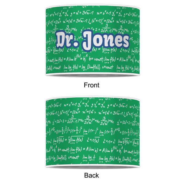 Equations 12" Drum Lampshade - APPROVAL (Poly Film)