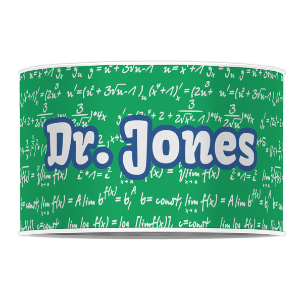 Equations 12" Drum Lampshade - FRONT (Poly Film)