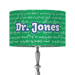Equations 12" Drum Lamp Shade - Fabric (Personalized)