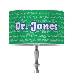 Equations 12" Drum Lamp Shade - Poly-film (Personalized)