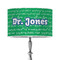 Equations 12" Drum Lampshade - ON STAND (Poly Film)