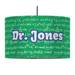 Equations 12" Drum Pendant Lamp - Fabric (Personalized)