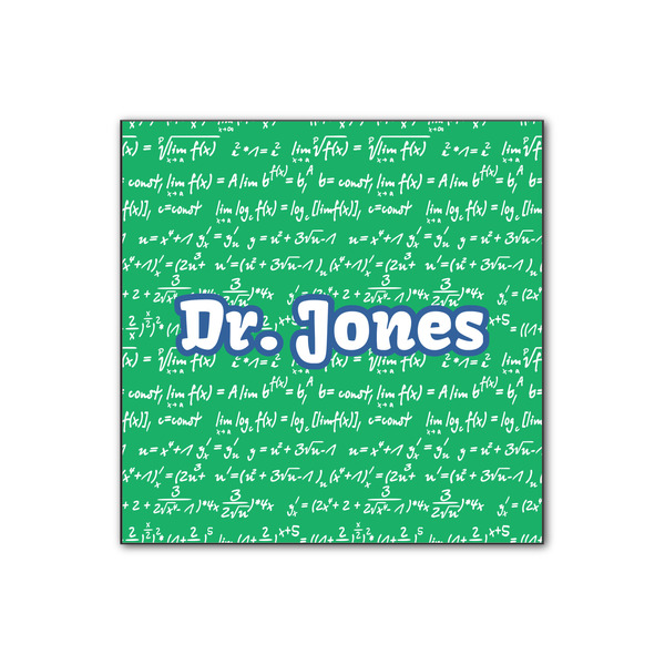 Custom Equations Wood Print - 12x12 (Personalized)
