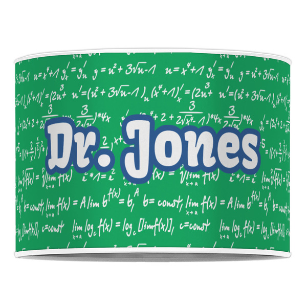 Equations 16" Drum Lampshade - FRONT (Poly Film)