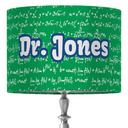 Equations 16" Drum Lamp Shade - Fabric (Personalized)