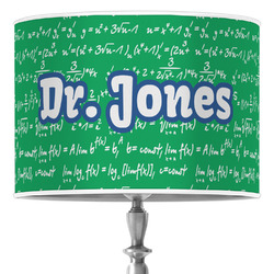 Equations 16" Drum Lamp Shade - Poly-film (Personalized)