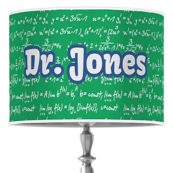 Custom Equations 16" Drum Lamp Shade - Poly-film (Personalized)