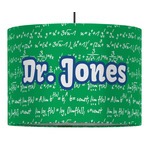 Equations 16" Drum Pendant Lamp - Fabric (Personalized)