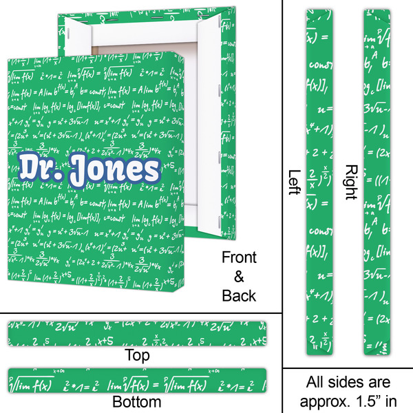 Equations 16x20 - Canvas Print - Approval
