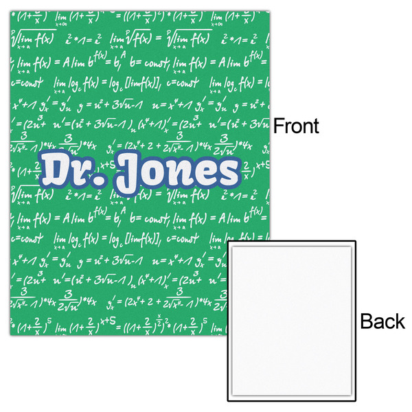 Equations 16x20 - Matte Poster - Front & Back
