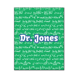 Equations Wood Print - 16x20 (Personalized)