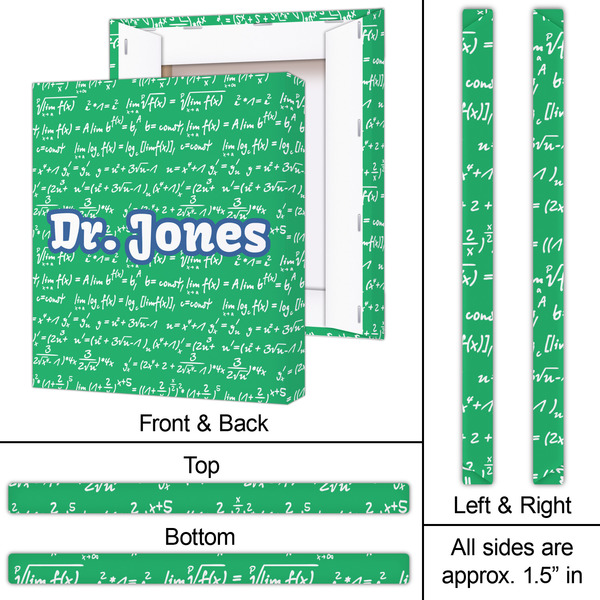 Equations 20x24 - Canvas Print - Approval