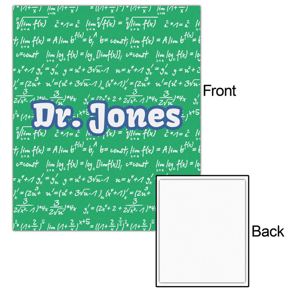 Equations 20x24 - Matte Poster - Front & Back