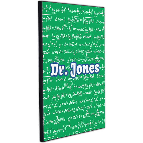 Equations 20x30 Wood Print - Angle View