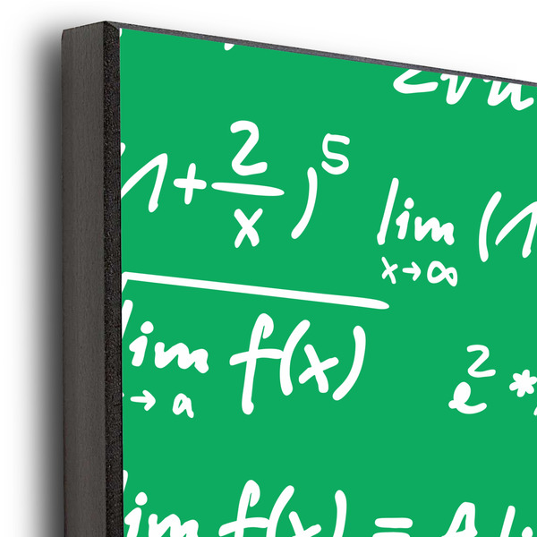 Equations 20x30 Wood Print - Closeup
