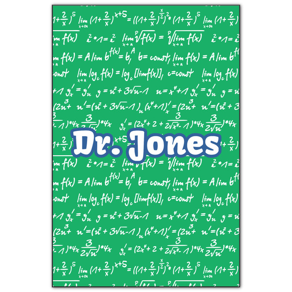 Custom Equations Wood Print - 20x30 (Personalized)