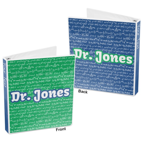 Equations 3-Ring Binder Front and Back