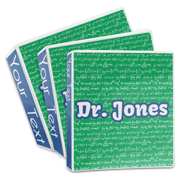 Custom Equations 3-Ring Binder (Personalized)