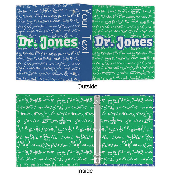 Equations 3 Ring Binders - Full Wrap - 1" - APPROVAL