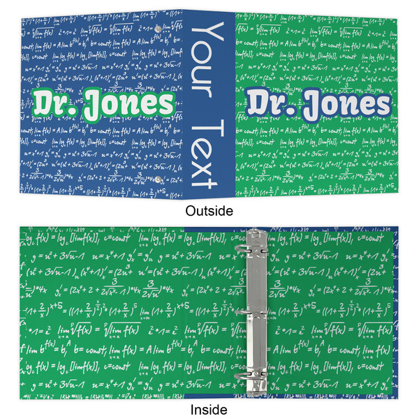 Equations 3 Ring Binders - Full Wrap - 2" - APPROVAL