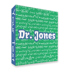 Equations 3 Ring Binder - Full Wrap (Personalized)