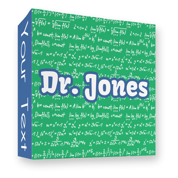 Custom Equations 3 Ring Binder - Full Wrap - 3" (Personalized)