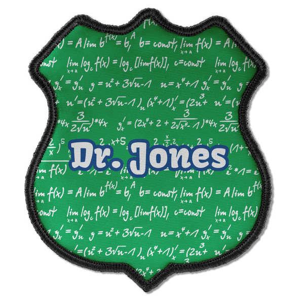 Custom Equations Iron On Shield Patch C w/ Name or Text