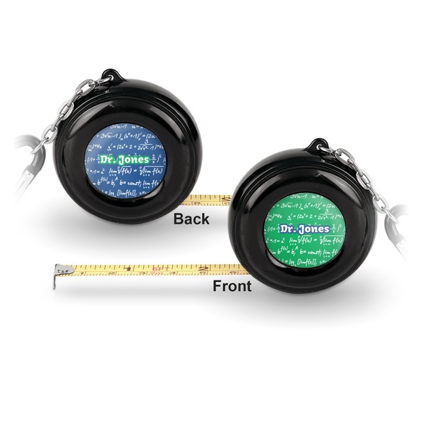 Equations 6-Ft Pocket Tape Measure with Carabiner Hook - Front and Back