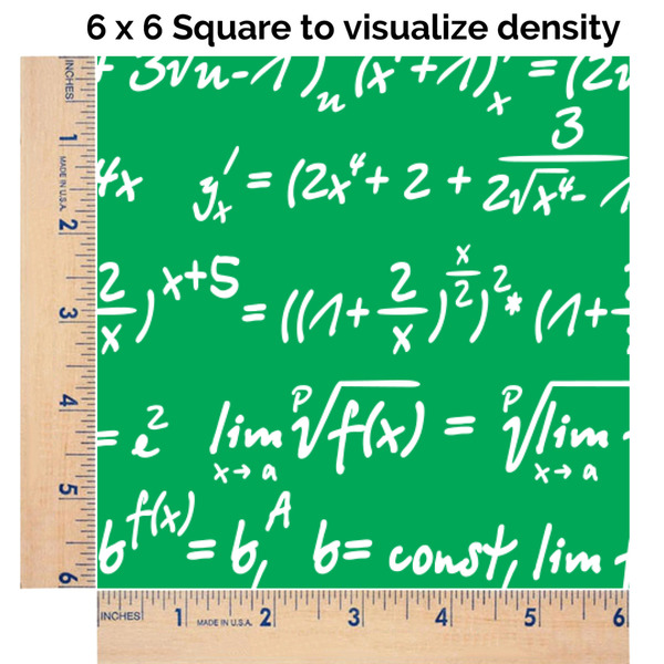 Equations 6x6 Swatch of Fabric