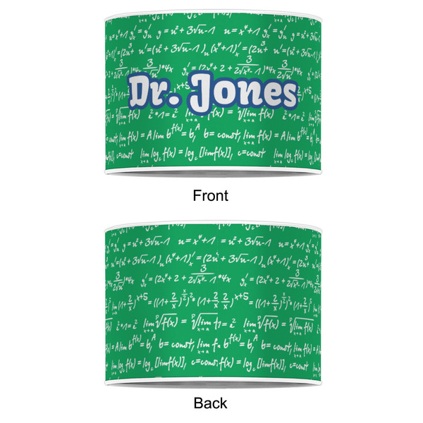 Equations 8" Drum Lampshade - APPROVAL (Poly Film)