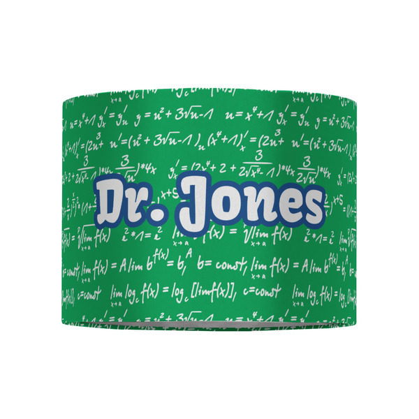 Equations 8" Drum Lampshade - FRONT (Fabric)