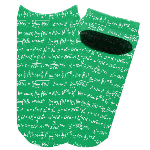 Custom Equations Adult Ankle Socks