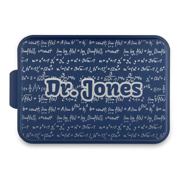 Custom Equations Aluminum Baking Pan with Navy Lid (Personalized)