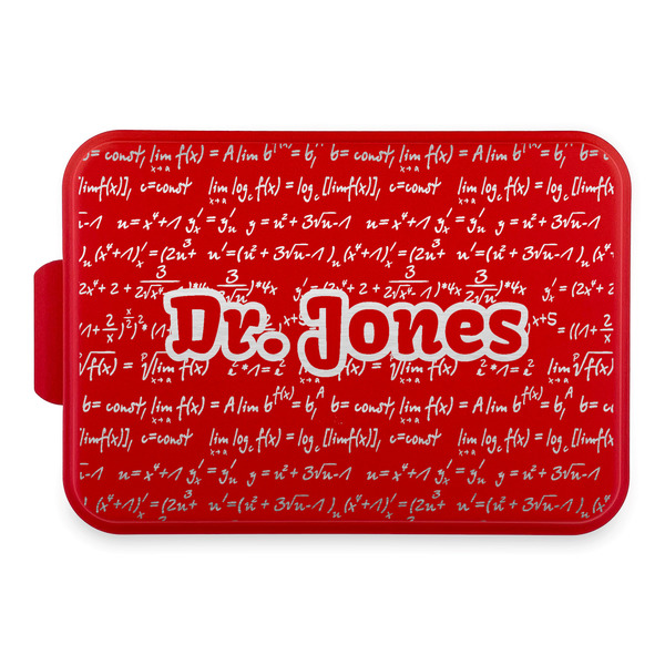 Custom Equations Aluminum Baking Pan with Red Lid (Personalized)