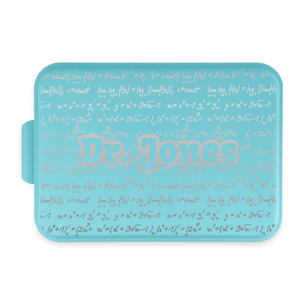 Custom Equations Aluminum Baking Pan with Teal Lid (Personalized)