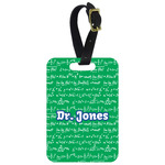 Equations Metal Luggage Tag w/ Name or Text