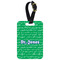 Equations Metal Luggage Tag w/ Name or Text