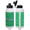 Equations Aluminum Water Bottle - White APPROVAL