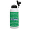 Equations Aluminum Water Bottle - White Front